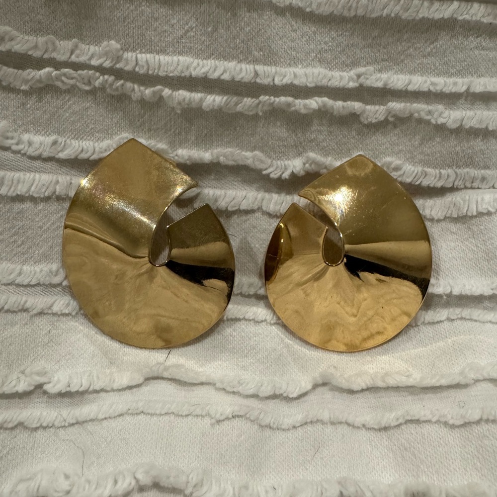Gold Statement Earrings
